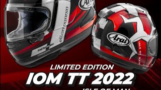 UNBOXING HELM ARAI IOM TT 2022 [upl. by Dimah312]