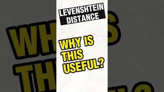 Understanding Levenshtein Distance A Python Data Science Approach [upl. by Ecnarretal]