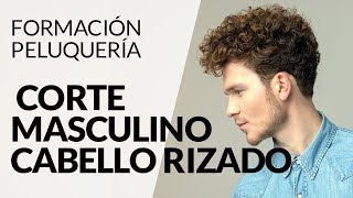 Corte de pelo masculino  cabello rizado [upl. by Mlohsihc]