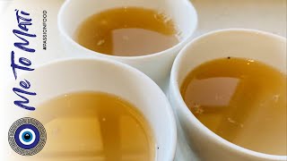 Dandelion greens tea recipe horta tsai Natural detox tea recipe Me To Mati passionfood [upl. by Oilejor]