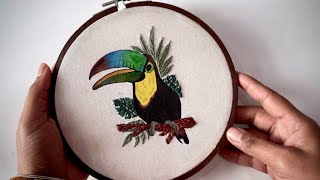 Embroidery hoop art  Embroidery for Beginners  Let’s Explore [upl. by Iramaj484]