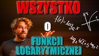 WSZYSTKO o funkcja LOGARYTMICZNA rodzaje własności wykres nierówności logarytmiczne [upl. by Aguayo]