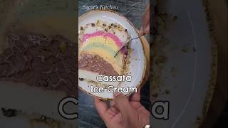 Cassata icecream cake food creamsicle recipe icecream dessert [upl. by Eelegna764]