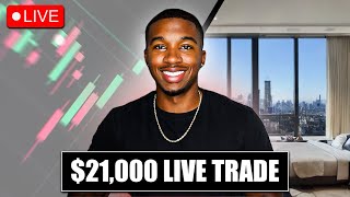 Watch Me Make 21000 LIVE Day Trading [upl. by Nightingale]