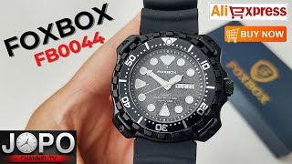 FOXBOX FB0044 Black Military Watch CITIZEN Promaster Homage Watch│FoxBox Watch Review│Subtitles [upl. by Edals]