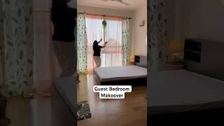 Guest Bedroom Makeover🌿🌸 shorts youtubeshorts bedroom bedroomdecor homedecor [upl. by Adnolor]