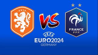 Netherlands vs France Extended Highlights  Euro 2024 Qualification 2324 [upl. by Odlavso789]