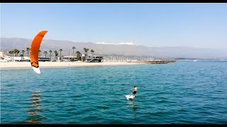 Kite Foiling in Santa Barbara with saltybrothers [upl. by Asilav]