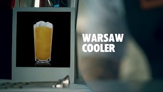 WARSAW COOLER DRINK RECIPE  HOW TO MIX [upl. by Acinor]