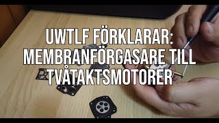 Förgasare till motorsåg grästrimmer röjsåg osv [upl. by Airdnax]