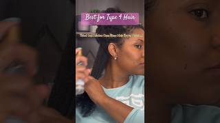 Revlon One Step Hair Dryer Brush is great for type 4 natural hair‼️yt shorts [upl. by Omland]