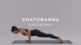 How to do Chaturanga Dandasana  Tutorial with Briohny Smyth [upl. by Down]