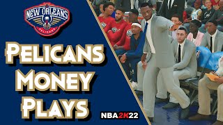 3 Pelicans Money Plays In NBA 2K22   Playbook Tutorial For MyTeam MyNBA amp Play Now [upl. by Ednew771]