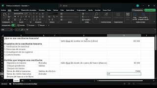 Conciliación bancaria  Práctica 5 [upl. by Rawdon]