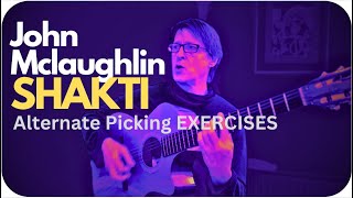 John McLaughlinShakti Alternate Picking Guitar Exercises explored [upl. by Letnuahs]