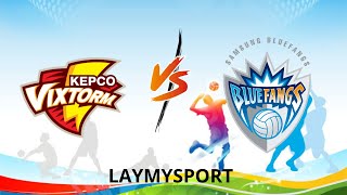 LIVE KEPCO VIXTORM VS SAMSUNG BLUE FANGS  KOREA VLEAGUE MEN 20242025 [upl. by Alocin]