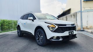 The allnew Sportage 2022 Snow White Pearl Walkaround Review Diesel 20L [upl. by Maurreen]