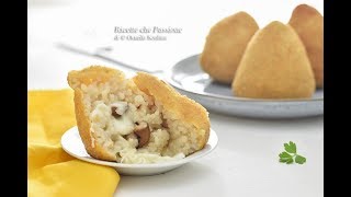 Arancini ai funghi porcini  Ricette che Passione [upl. by Ahsiad10]