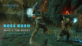 Kratos Ultimate Challenge Boss Rush amp Phantom Muspelheim Trials  God of War Ragnarok  GMGoW [upl. by Ynohtnaleahcim909]