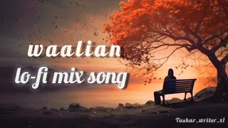 waalian lofi mix song lofi sad heart touching song lyrics Panjab lofi song TusharWriterx1 [upl. by Thielen126]