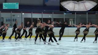 B03 Senior Synchronised Short Program  2020 NSW FIGURE SKATING CHAMPIONSHIPS [upl. by Adnoraj]