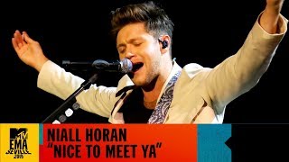 Niall Horan  quotNice To Meet Yaquot Live  MTV EMA 2019 [upl. by Agretha]