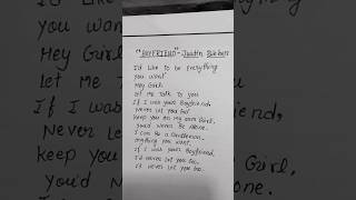 Boyfriend  Justin Bieber song  English song justinbieber englishsongs [upl. by Anitnatsnok]