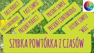 SZYBKA POWTÓRKA Z CZASÓW ANGIELSKICH  quotJęzyk angielski by Lidia Nowakquot [upl. by Harilda]