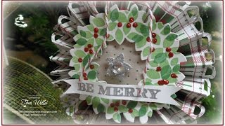 Wonderous Wreath Rosette Christmas Ornament [upl. by Henn]