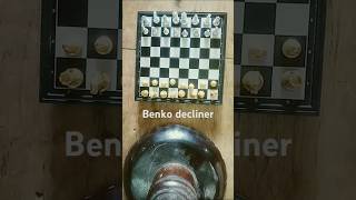 Benko decline chess gambit like and subscribe [upl. by Robina]