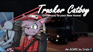 ASMR  Trucker Catboy Drives you to your New Home Ambient Driving Sounds Soft Spoken [upl. by Aicala764]