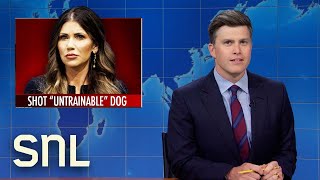 Weekend Update Kristi Noem Shot Her Dog Trump Complains About Trial  SNL [upl. by Slerahc]