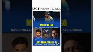 MSG Finisher Miler Pant Pooran  IPL 2025 MSG Team  ipl2025 lsg finisher miler pant [upl. by Wind]