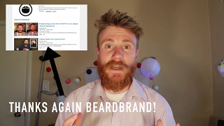 A PATCHY BEARD TIP that REALLY WORKS  130 DAYS OF BEARD GROWTH in 1 MIN  HAIR ADVICE [upl. by Notsehc289]