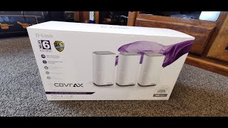 Unboxing AX1800 Dual Band Seamless Mesh WiFi 6 System 3Pack COVRX1873 [upl. by Dickinson]