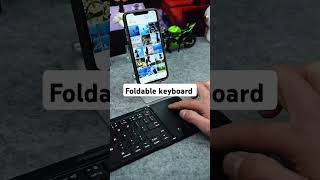 Foldable keyboard tech technology shorts viralvideo keyboard foldabletech [upl. by Adna951]