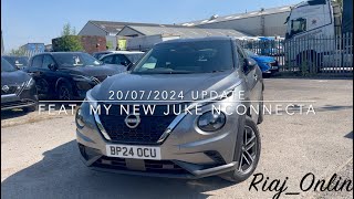 Nissan Juke Hybrid NConnecta Walkaround 71 MPG Trip Review amp New 2024 Vehicle Updates [upl. by Nomead]