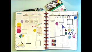 CELEBRATING MY BIRTHDAY WEEK IN MY CATCHALL PLANNER [upl. by Korwin]