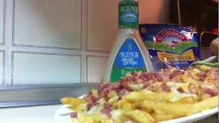 Patatas fritas estilo Foster´s Hollywood  Bacon cheese fries del Foster´s Hollywood [upl. by Artnoed]