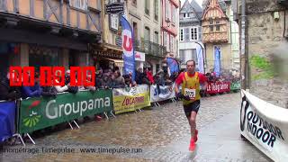 Arrivée SEMIMARATHON LOCRONANPLOGONNECQUIMPER 2018 [upl. by Oicnerolf159]