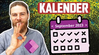 Kalender mit SharePoint Daten erstellen  Power Apps [upl. by Adlesirc705]