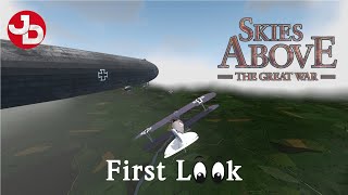 Skies above the Great War Early Access PC Gameplay 1440p 60fps [upl. by Dnalloh]