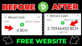 Free Bitcoin  Claim 1 Free Bitcoin Cash Every 20 Minutes  Zero investment [upl. by Willock353]