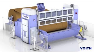 Voith Rollenschneider VariFlex  DoppeltragwalzenTechnologie für Papiermaschinen DE [upl. by Iborian]