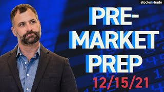 Pre Market Prep  Stock Market 121521 [upl. by Arinayed]