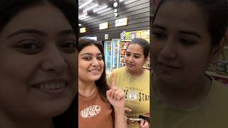 Buying everything she picks in 1 minute Challenge shorts challenge [upl. by Mehalick]