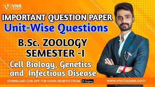 TOP QUESTIONS IN ZOOLOGY  BSc SEMESTER  I  CYTOLOGY GENETICS amp INFECTIOUS DISEASES [upl. by Ainavi]