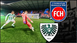 HINSPIEL RELEGATION gegen HEIDENHEIM  EA FC 25 Karriere Preußen Münster [upl. by Grimona]