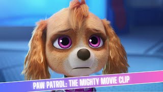 PAW Patrol The Mighty Movie  Ryder Tells Skye to Stay Behind [upl. by Iidnarb]