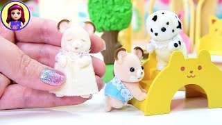 Opening Heaps of Sylvanian Families Calico Critters Baby Stuff [upl. by Enelrak]